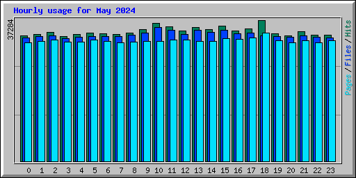 Hourly usage for May 2024